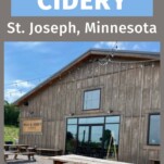 Outside of Milk and Honey Ciders in St Joseph, Minnesota