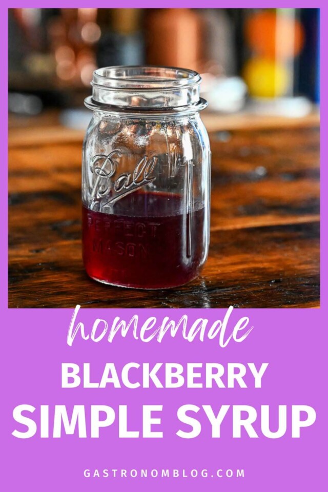 Blackberry Simple Syrup Recipe Cocktails Gastronom Cocktails