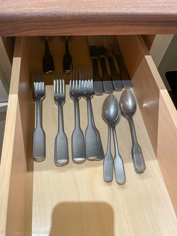 silverware in drawer