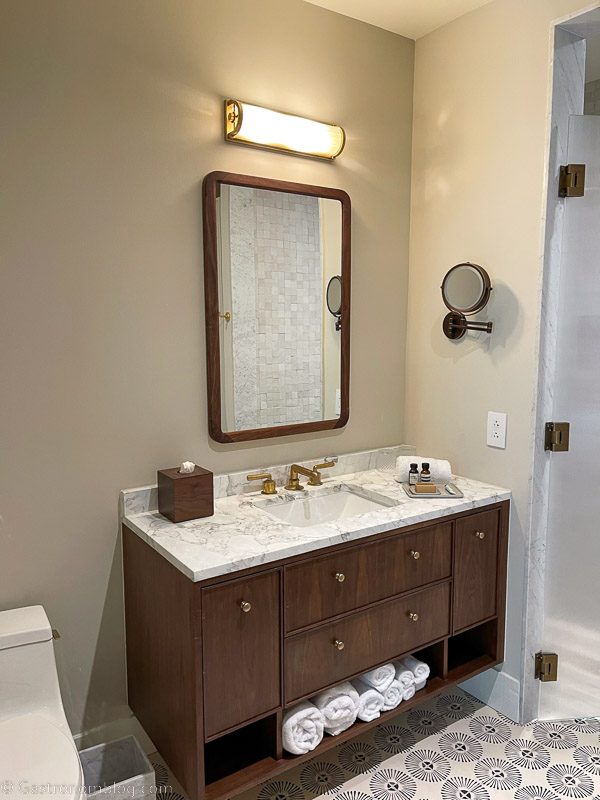 Bathroom vanity at The Pinch Charleston