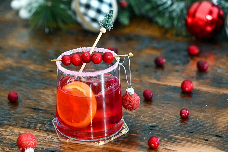 Christmas Old FashionedCranberry Cocktail Gastronom Cocktails