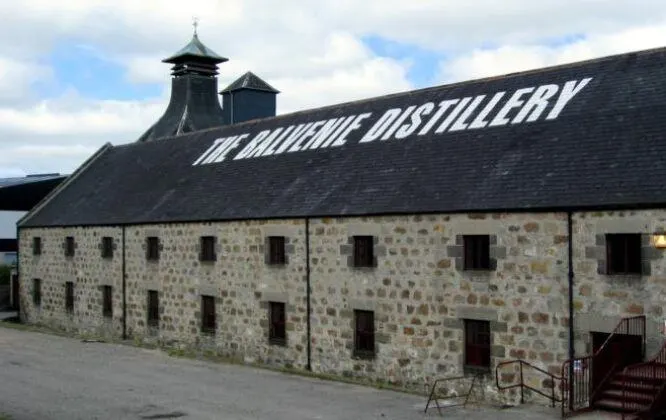 Stone building at The Balvenie Distillery