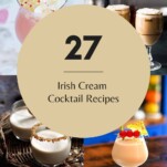 collage of Irish Cream Cocktail recipes
