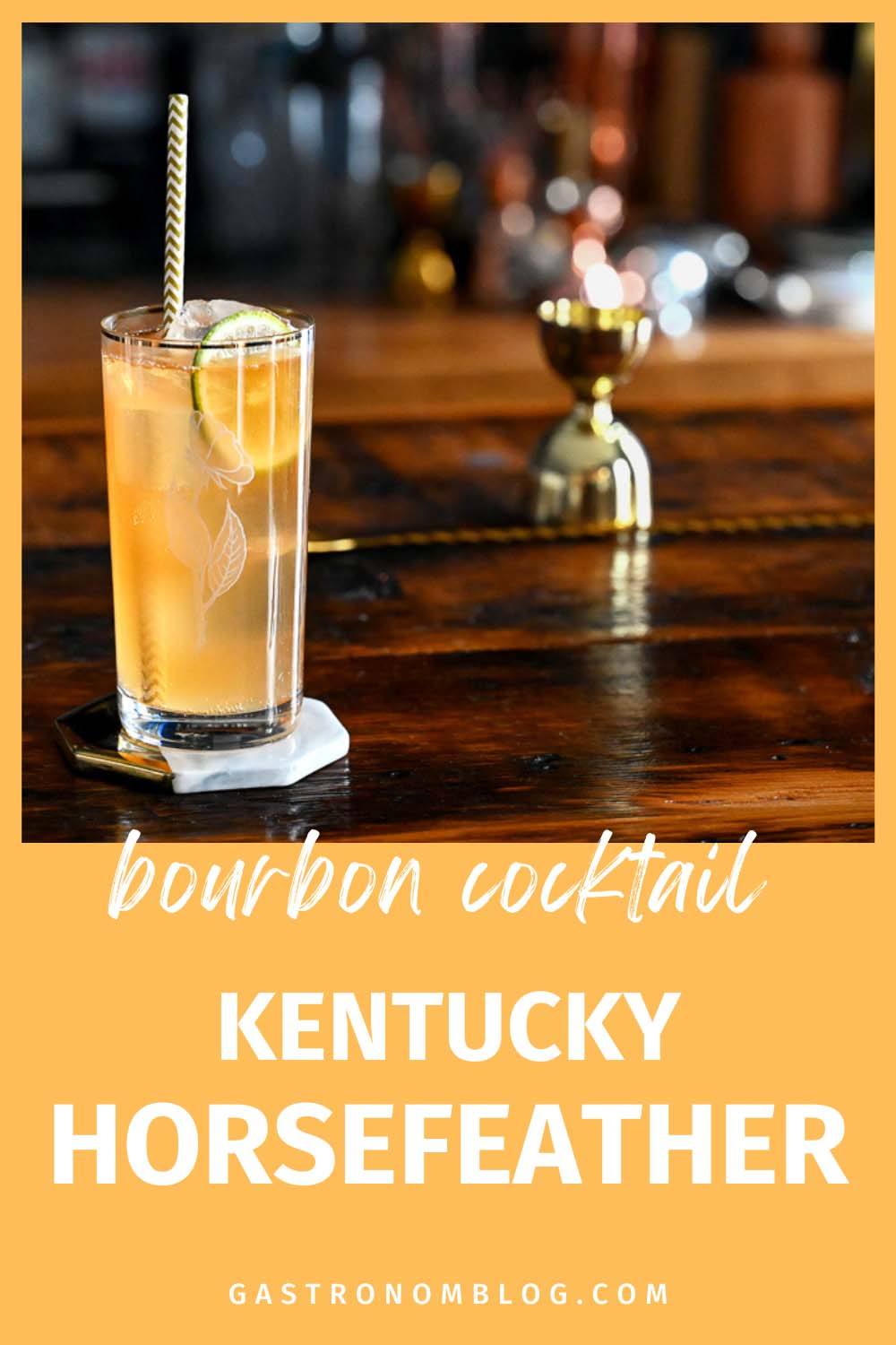 Kentucky Horsefeather Cocktail Recipe Gastronom Cocktails