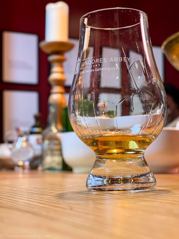 Whisky in a Glencairn Glass at Lindores Abbey Distillery