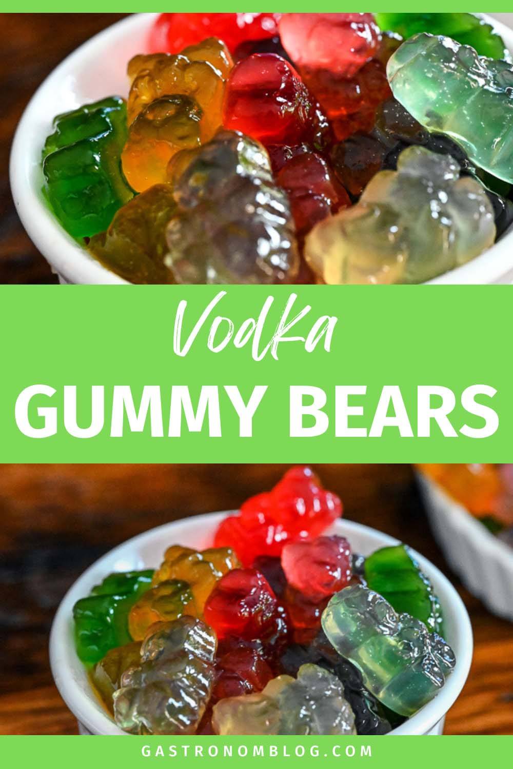 How to Make Easy Vodka Gummy Bears Gastronom Cocktails