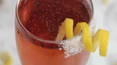 Image for Cherry and Champagne Cocktail Recipe