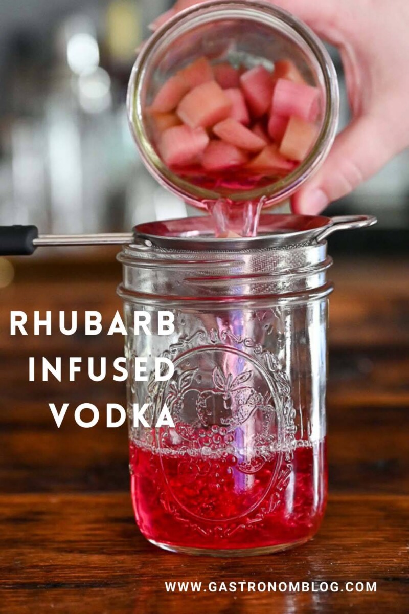 Rhubarb Infused Vodka Gastronom Cocktails