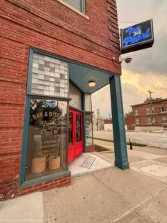outside of Fox & Pearl Kansas City, brick building