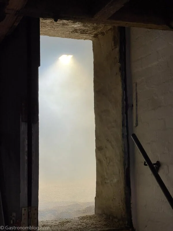 peat smoke inside Laphroaig Distillery