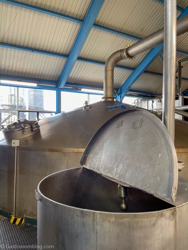 machines on tour at Laphroaig Distillery