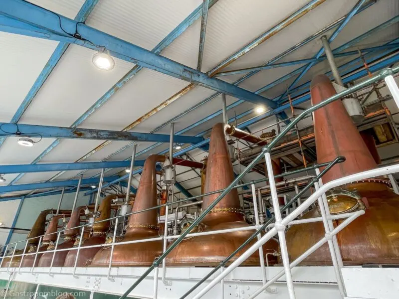 stills at Laphroaig Distillery